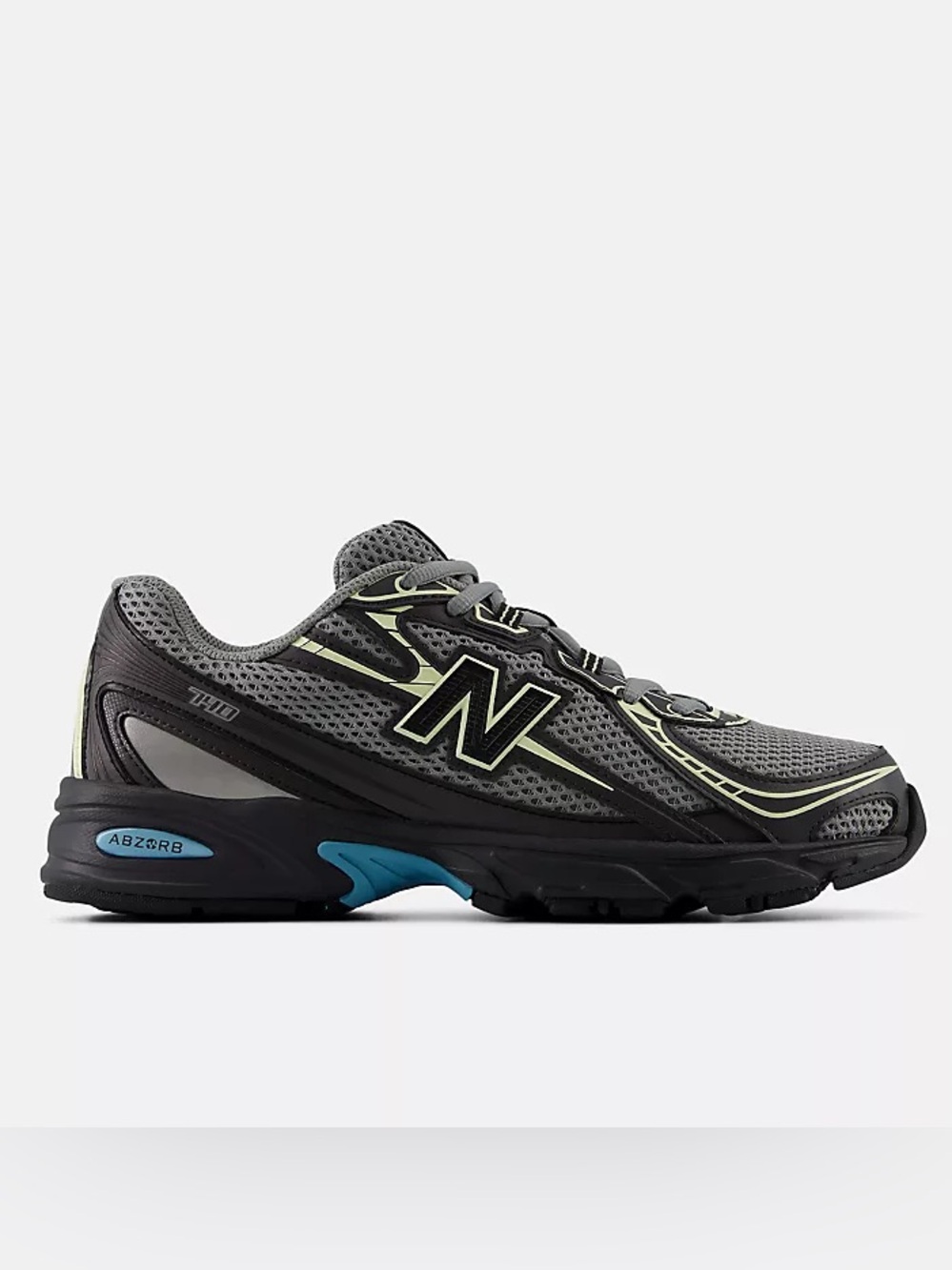 ⚫️ NEW BALANCE 740 BLACK BLUE 🩵